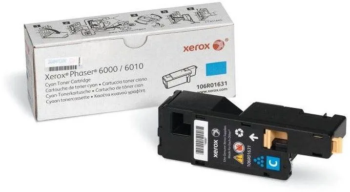 Toner Xerox 106R01631 azúrový