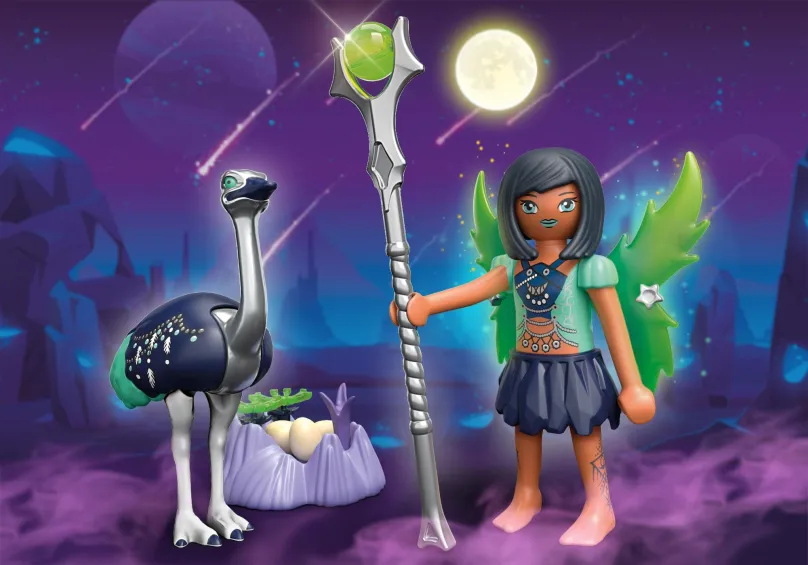 Stavebnica Playmobil 71033 Moon Fairy s rozprávkovou zvieracou dušou