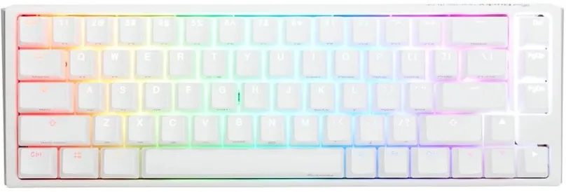 Herná klávesnica Ducky One 3 Classic Pure White SF Gaming klávesnica, RGB LED - MX-Brown (US)