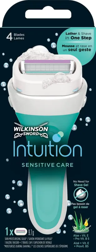 Dámsky holiaci strojček WILKINSON Intuition Sensitive Care + hlavice 1 ks