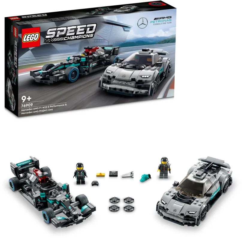 LEGO stavebnica LEGO® Speed Champions 76909 Mercedes-AMG F1 W12 E Performance a Mercedes-AMG Project One