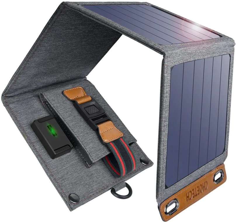 Solárny panel ChoeTech Foldable Solar Charger 14W Black