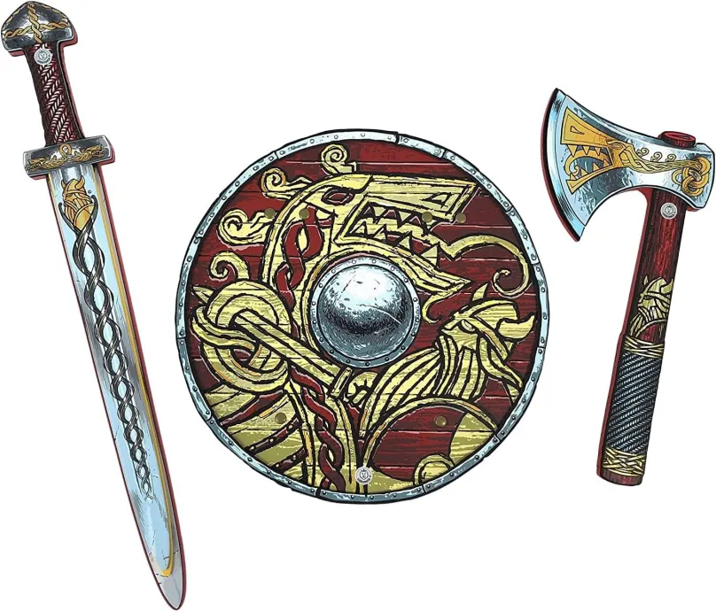 Meč Liontouch Vikingský set - Meč, štít a sekera