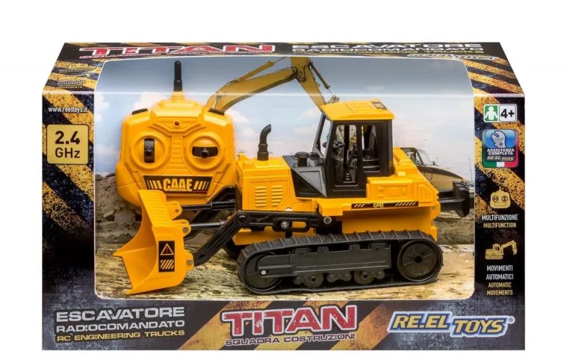 RC model RE.EL Toys RC pásový buldozér Titan 2,4 GHz RTR