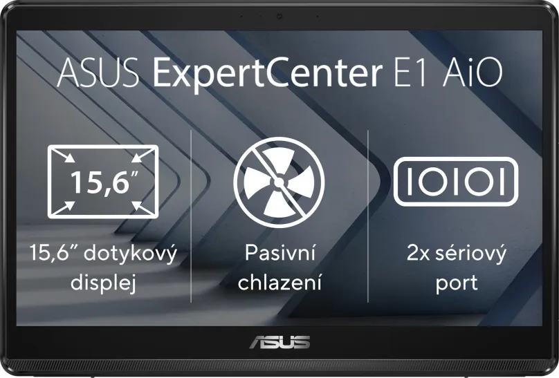 All In One ASUS ExpertCenter E1 Black dotykový, 15.6" 1366 x 768, Intel Celeron N4500