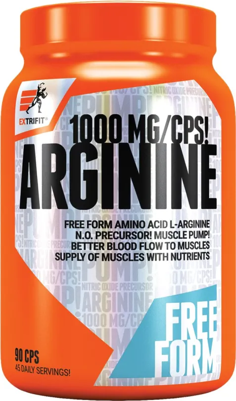 Aminokyseliny Extrifit Arginine 1000 mg, 90 kapsúl