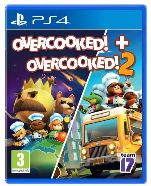 Hra na konzole Overcooked! + Overcooked! 2 - Double Pack - PS4