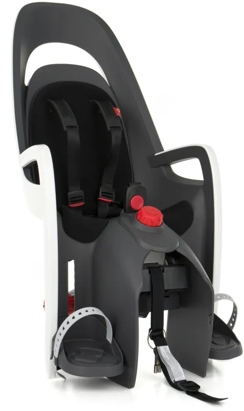 Detská sedačka na bicykel Hamax Caress Plus - adapter sivá / čierna