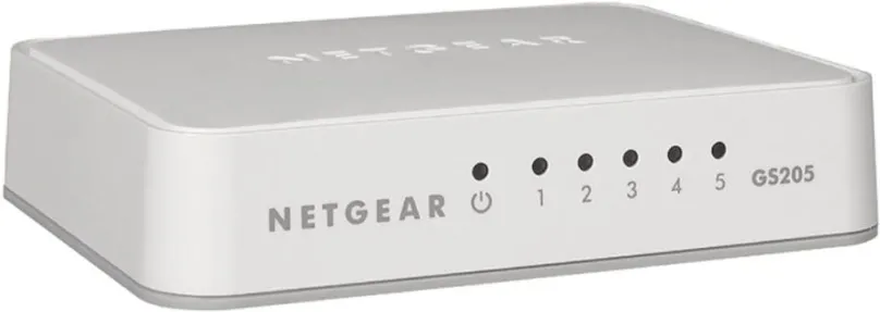 Switch Netgear GS205, desktop, 5x RJ-45, L2, Quality of Service (QoS) a VLAN (virtual loca