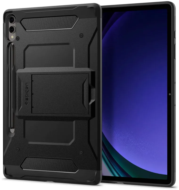 Púzdro na tablet Spigen Tough Armor Pro Black Samsung Galaxy Tab S9+
