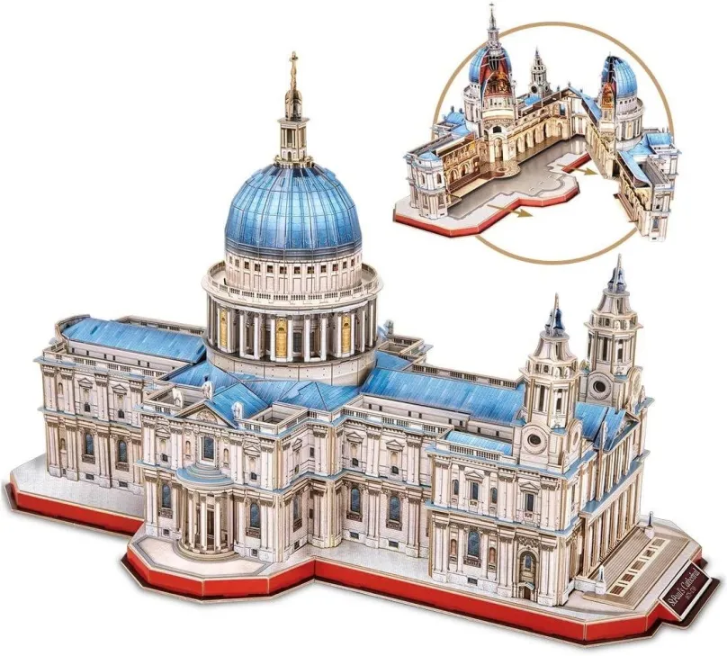 3D puzzle CUBICFUN 3D puzzle Katedrála svätého Pavla 643 dielikov