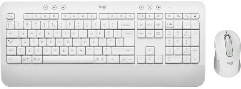 Set klávesnice a myši Logitech MK650 Combo For Business - Off-White, CZ/SK, bezdrôtový, če
