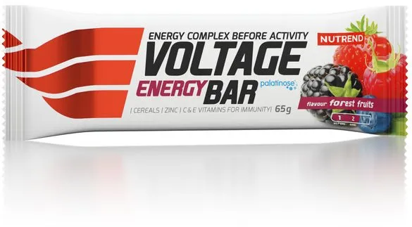 Energetická tyčinka Nutrend Voltage Energy Cake, 65 g, lesné plody