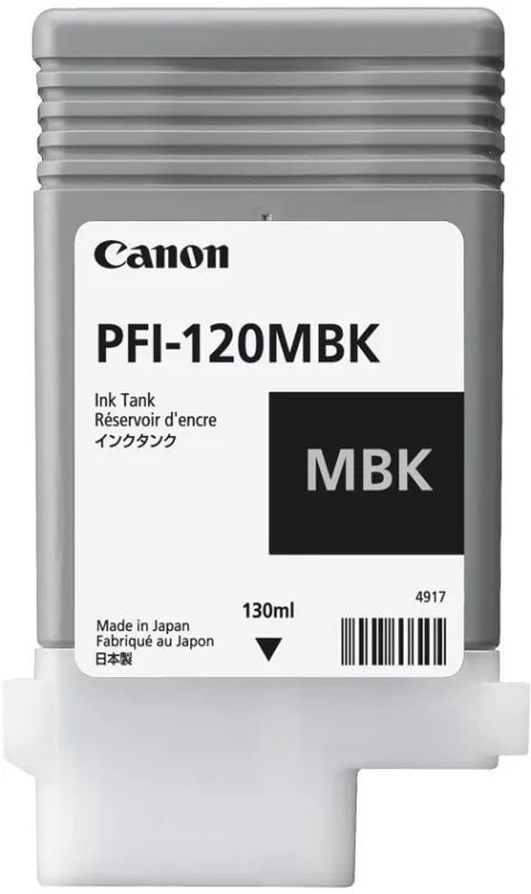 Cartridge Canon PFI-120MBK matná čierna