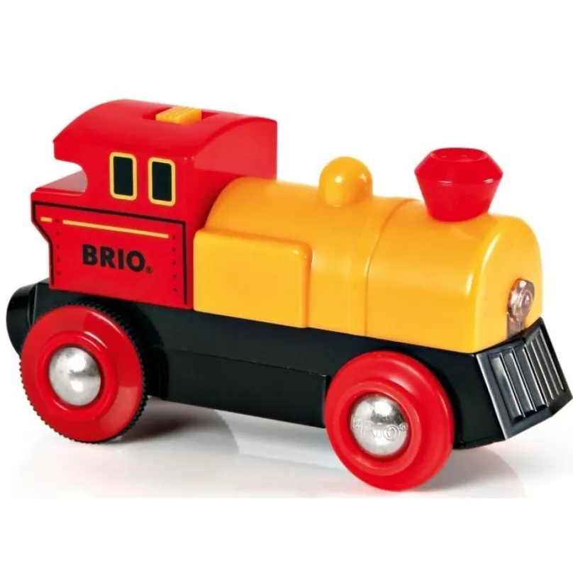 BRIO 33594 Elektrická lokomotíva obojsmerná žltá