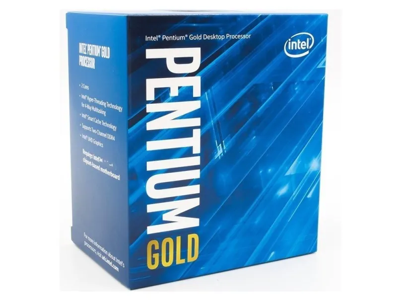 Procesor Intel Pentium Gold G6605, 2 jadrový, 4 vlákna, 4,3 GHz (TDP 58W), 4MB L3 cache, i