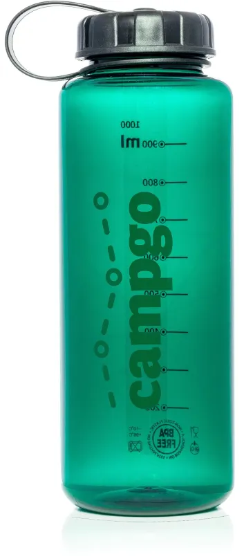 Fľaša na pitie Campgo Wide Mouth 1000 ml green