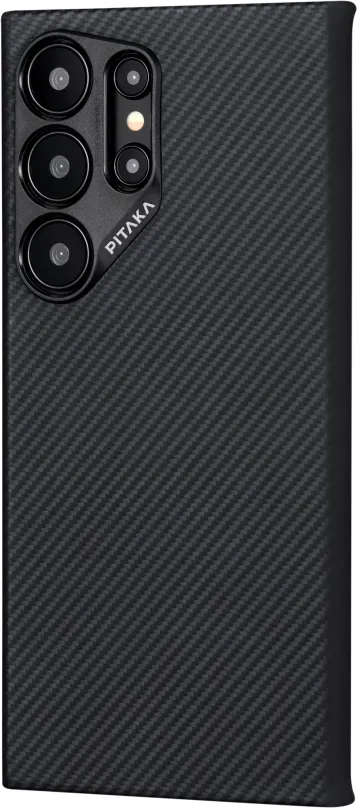 Kryt na mobil Pitaka MagEZ 4 Case Black/Grey Samsung Galaxy S24 Ultra