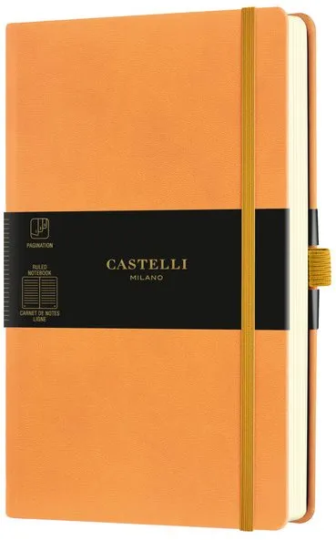 Zápisník CASTELLI MILANO Aqua Clementine, veľkosť M