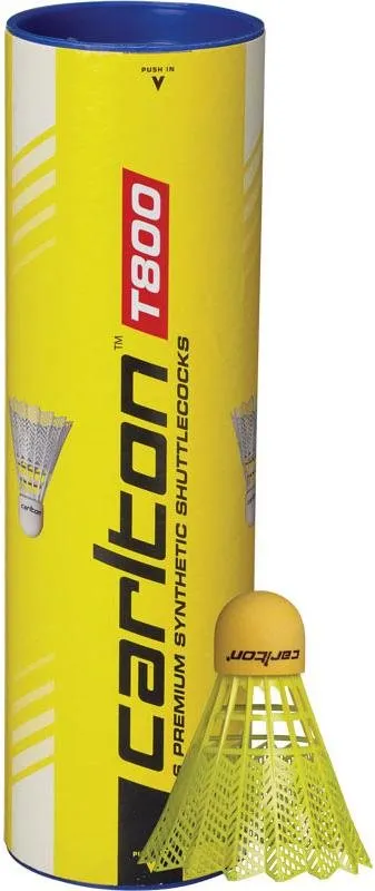 Badmintonová lopta Dunlop T800 žltá (stredná)