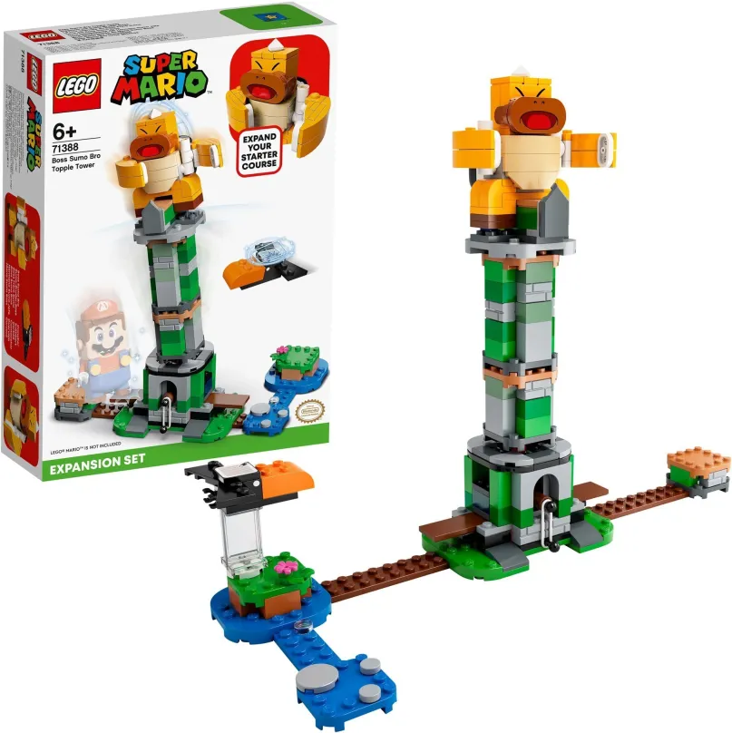 LEGO stavebnica LEGO® Super Mario™ 71388 Boss Sumo Bro a padajúca veža – rozširujúci set