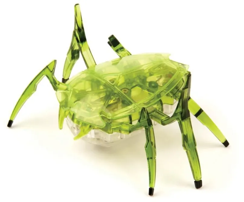 Mikrorobot Hexbug Scarab - zelený, vhodný pre dievčatá aj chlapcov, batérie 3× AG13 sú súč