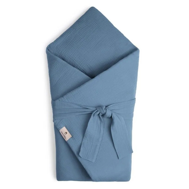 Zavinovačka Maceshka Mušelínová zavinovačka blue jean, pre bábätko - celoročné, materiál b