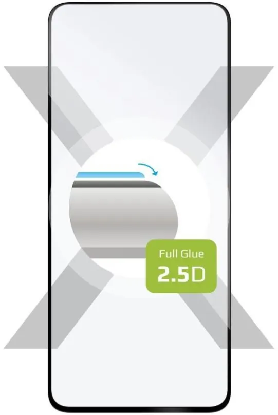Ochranné sklo FIXED FullGlue-Cover pre Xiaomi Redmi Note 12 čierne