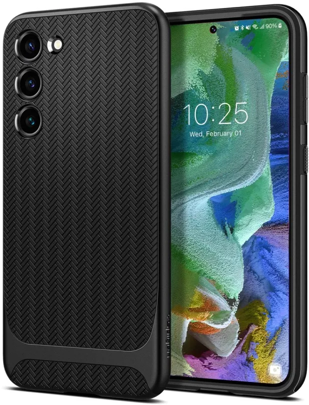 Kryt na mobil Spigen Neo Hybrid Black Samsung Galaxy S23+