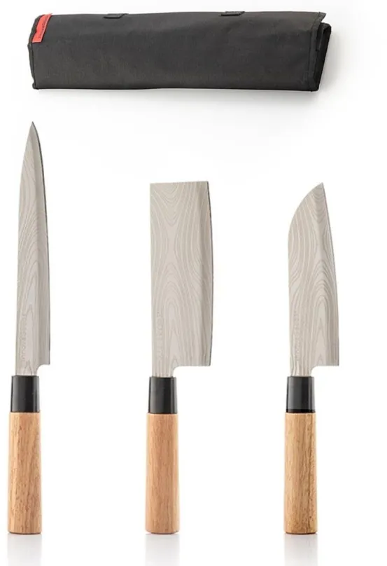 Súprava nožov InnovaGoods Súprava nožov v japonskom štýle v puzdre