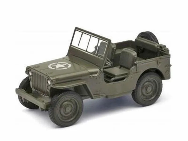 Kovový model Jeep Willys MB so spätným chodom