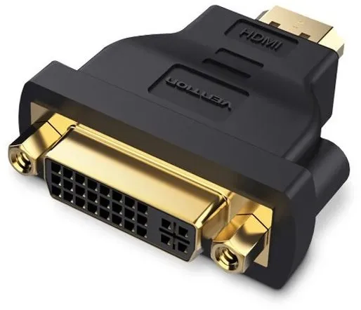 Redukcia Vention HDMI <-> DVI Bi-Directional Adapter Black