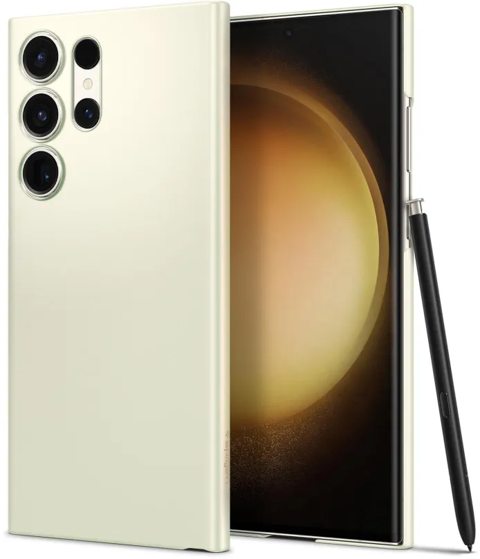 Kryt na mobil Spigen Air Skin Shiny Cream Samsung Galaxy S23 Ultra