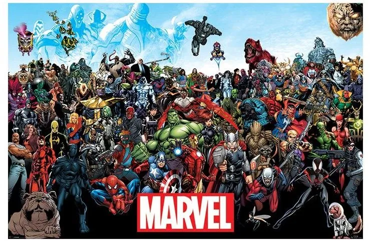 Plagát Marvel - Universe
