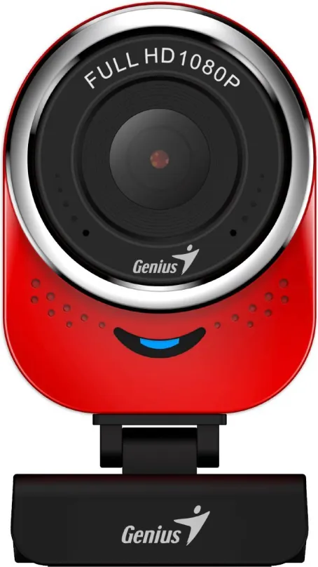Webkamera GENIUS QCam 6000 red, s rozlíšením Full HD (1920 x 1080 px), HD (1280 x 720 px)