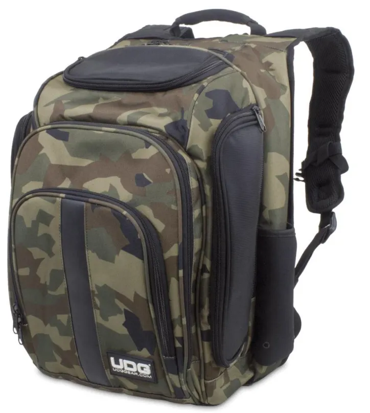 Batoh UDG Ultimate DIGI Backpack Black, Camo/ Orange inside, na 15" laptop, vinyly, D