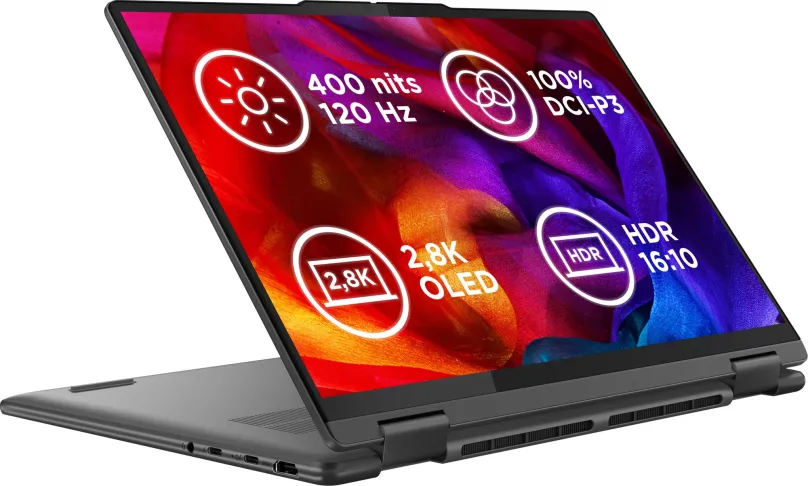 Notebook Lenovo Yoga 7 2-in-1 14IML9 Storm Grey celokovový + aktívny stylus Lenovo