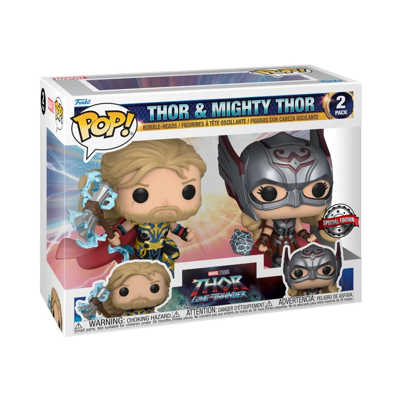 POP Marvel Funko: Thor L&T S1- 2PK POP 1&POP 2