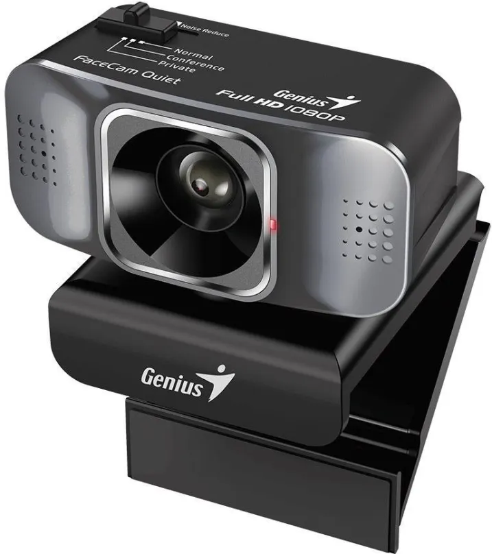 Webkamera Genius FaceCam Quiet, s rozlíšením Full HD (1920 x 1080 px), uhol záberu 360 °,