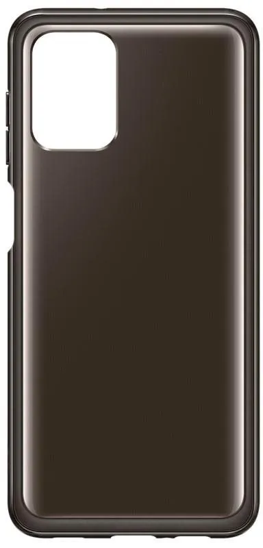 Kryt na mobil Samsung Polopriehľadný zadný kryt pre Galaxy A12 čierny
