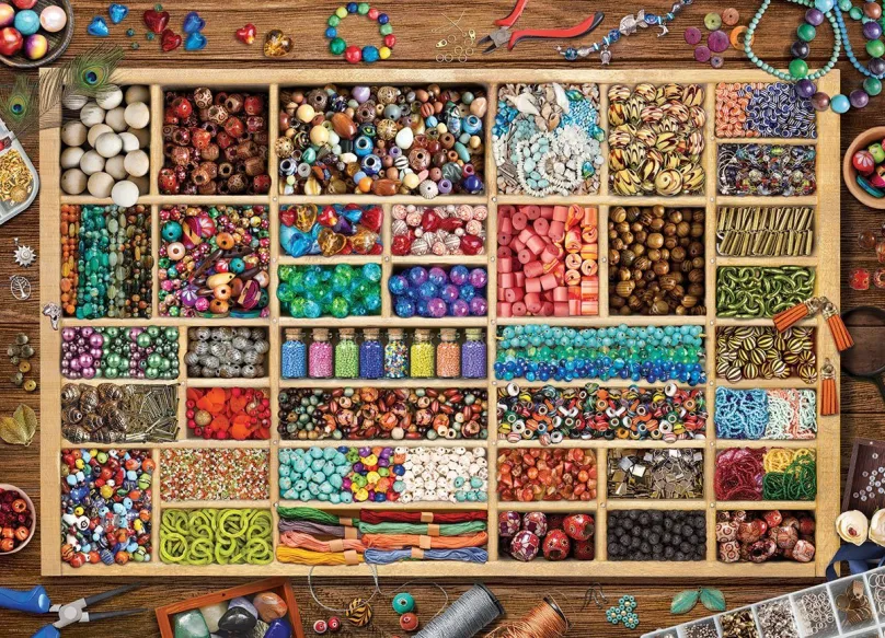 EUROGRAPHICS Puzzle Laurina zbierka korálikov 1000 dielikov