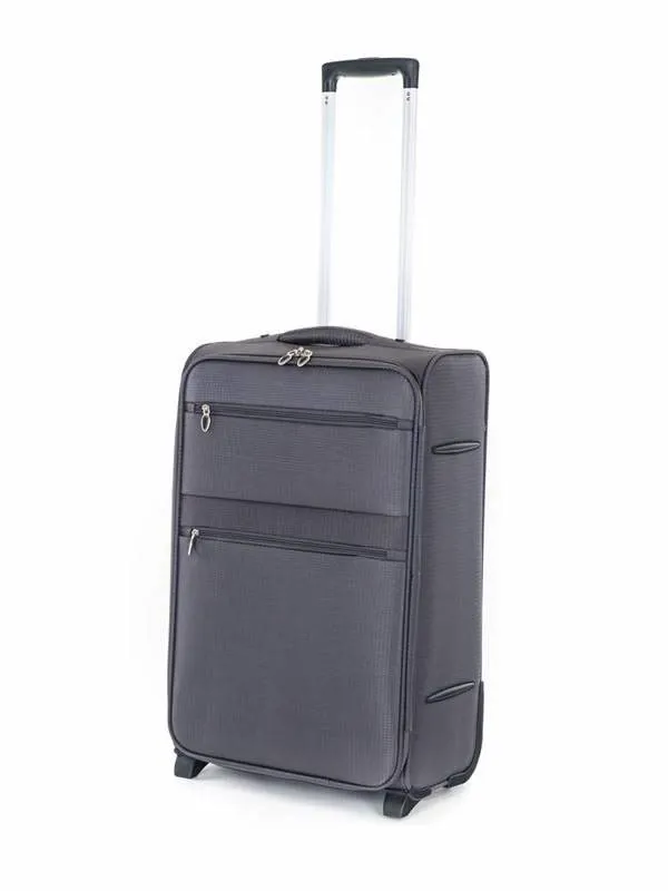 Cestovný kufor TEX15 Kufor cestovný, stredný, šedý