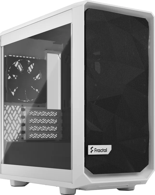 Počítačová skriňa Fractal Design Meshify 2 Mini White TG Clear Tint