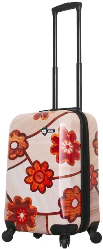 Cestovný kufor MIA TORO M1355 Ricci Wood Mozaic Flowers S