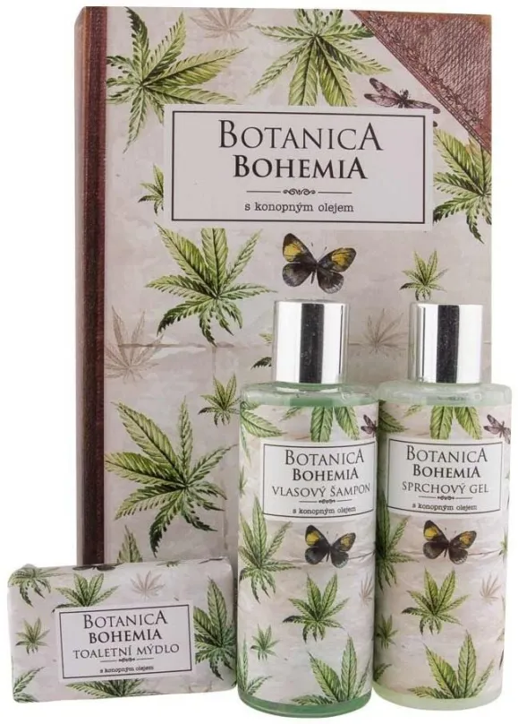 Darčeková kozmetická sada BOHEMIA GIFTS Botanica Konopný olej