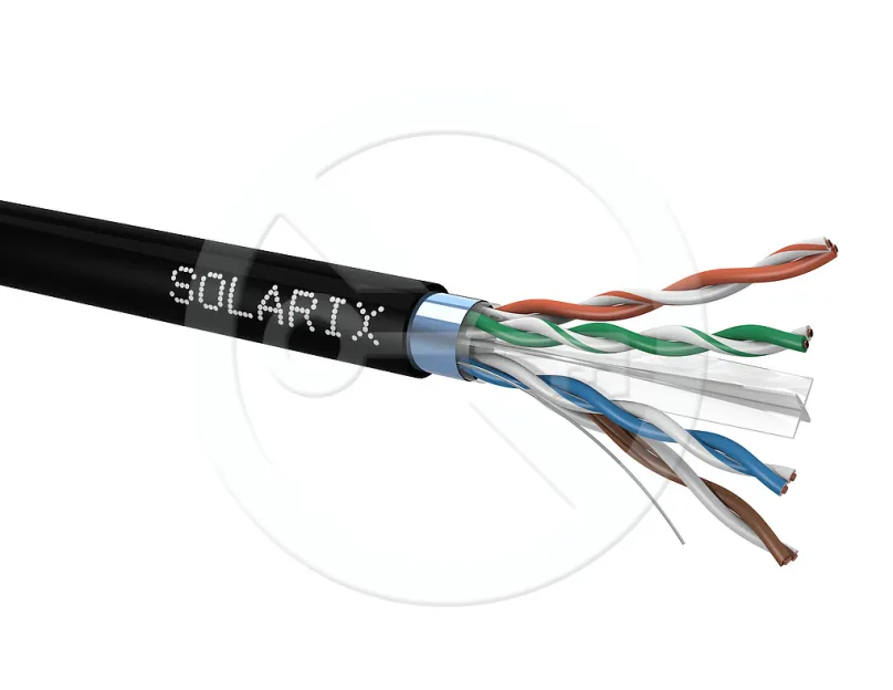 Inštalačný kábel Solarix CAT6 FTP PE Fca vonkajší - metráž