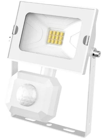 LED reflektor Avide ultratenký LED reflektor so snímačom pohybu biely 10 W