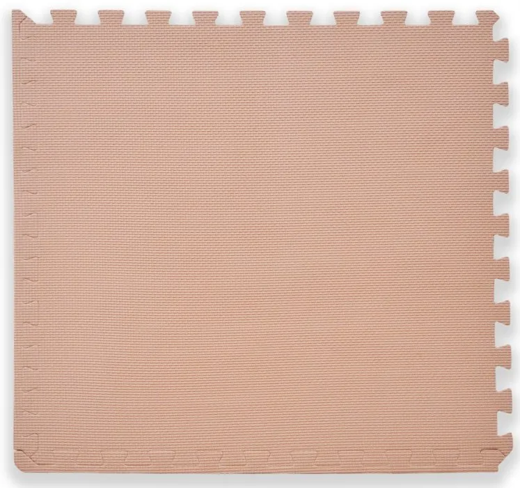 BABY Penový koberec hr. 2 cm - béžový 1 diel s okrajmi