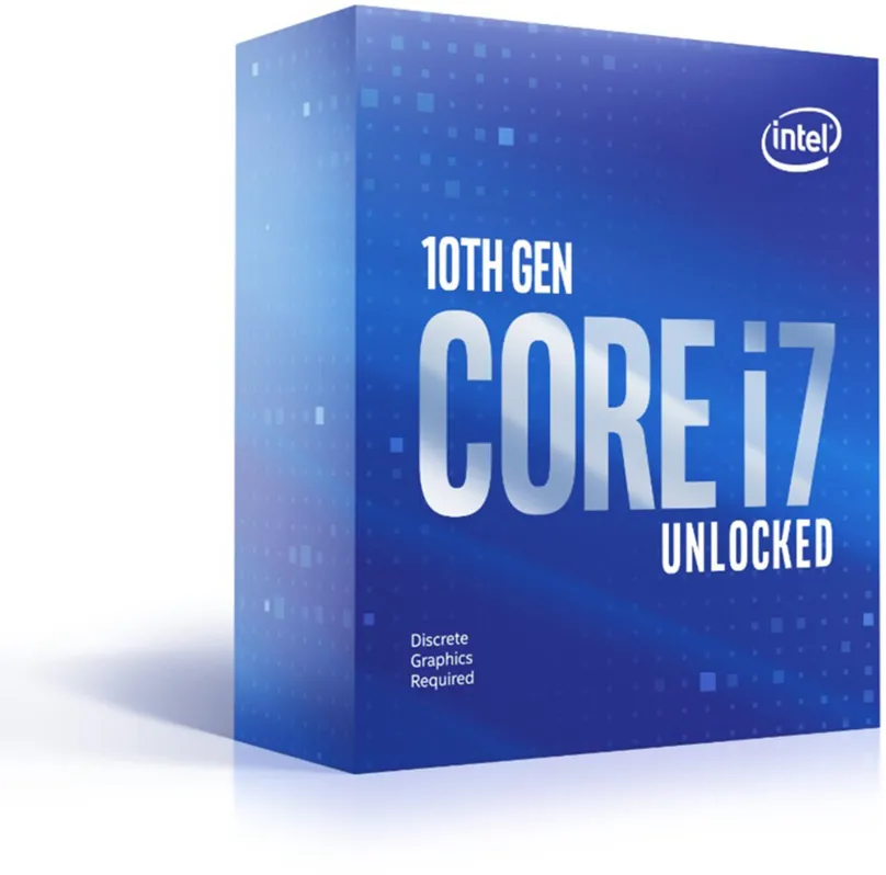 Procesor Intel Core i7-10700KF, 8 jadrový, 16 vlákien, 3,8 GHz (TDP 125W), Boost 5,1 GHz,