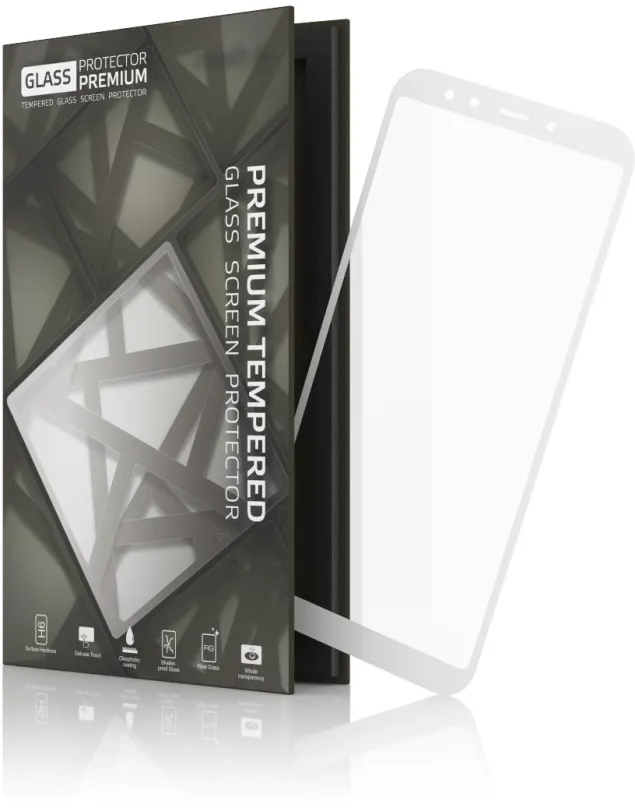 Ochranné sklo Tempered Glass Protector rámčekové pre Xiaomi Mi A2 Biele